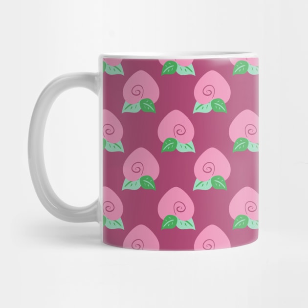 Mauve Peach Fruit Pattern by saradaboru